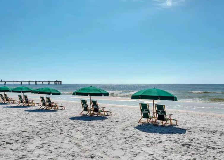 1110 Santa Rosa Boulevard, Unit A621 Fort Walton Beach, FL 32548 - Photo 19 of 20 a view of a swimming pool and lounge chairs