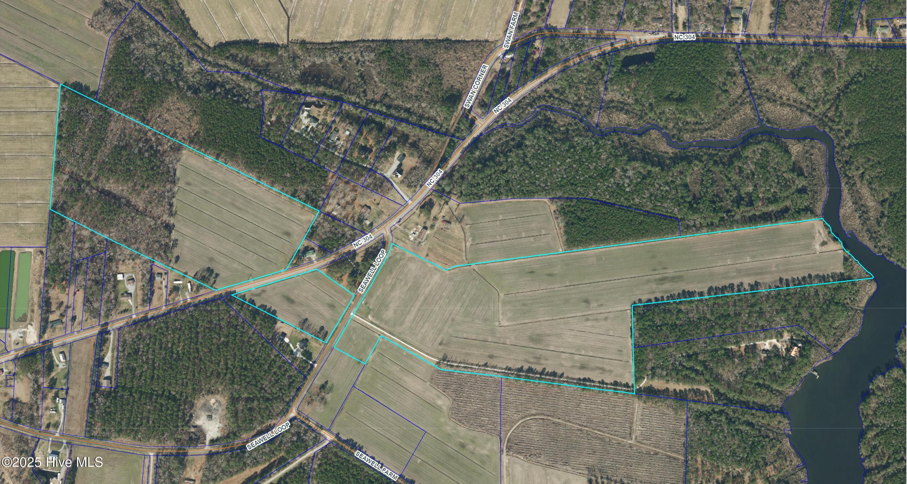 0 Seawell Loop Road Bayboro, NC 28515 - Photo 18 of 18 87.5 ACRES OUTLINE