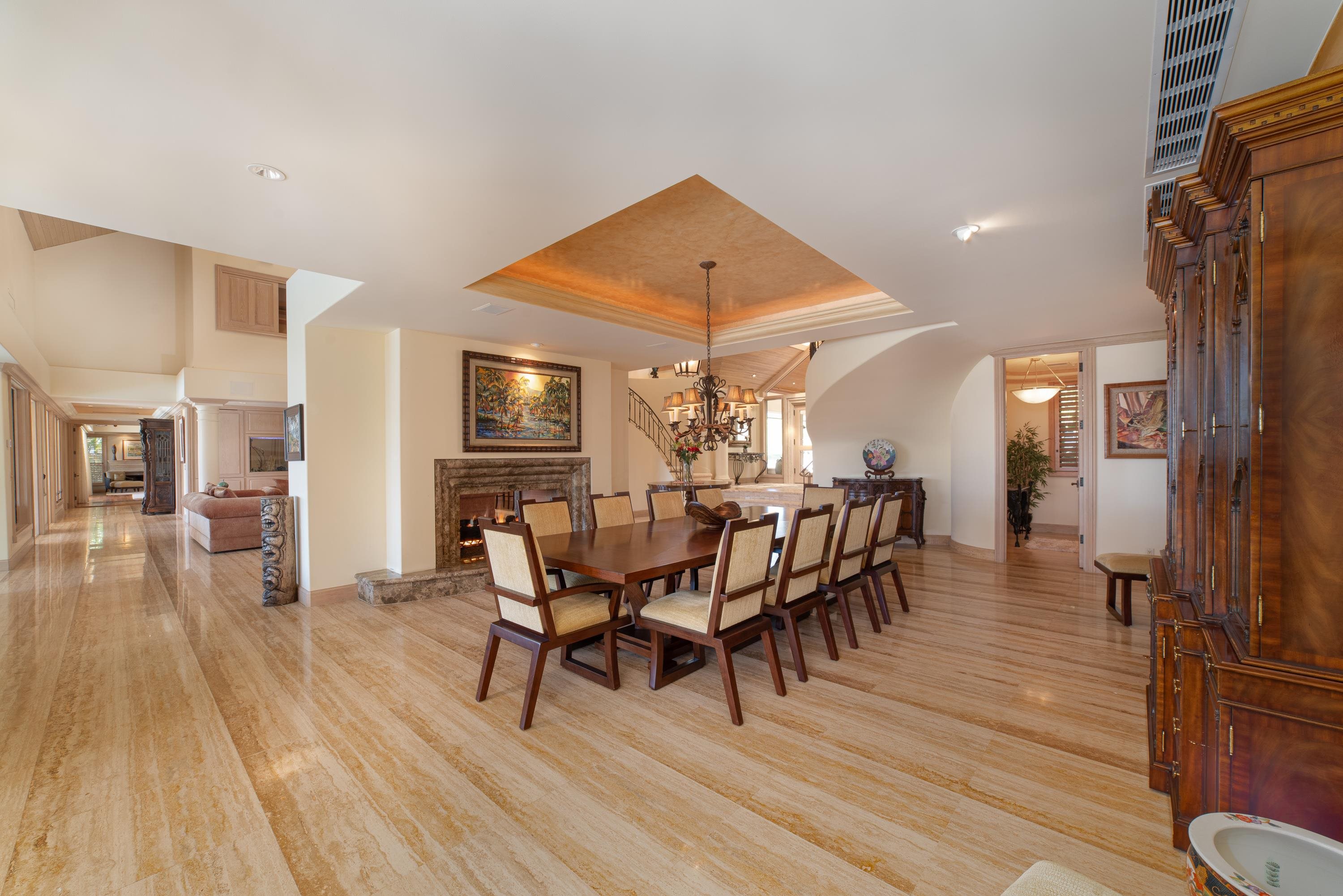 1216 Summer Road Lahaina, HI 96761 - Photo 7 of 26 a view of a dining room with furniture and wooden floor