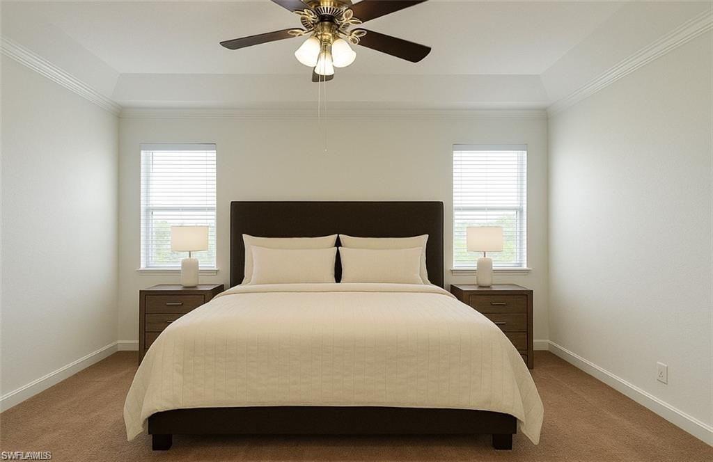 20437 Ardore Lane Estero, FL 33928 - Photo 16 of 36 a bedroom with a bed and window