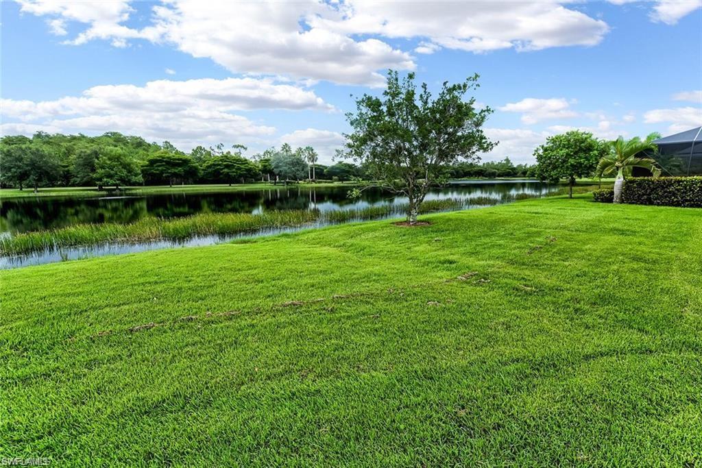 20437 Ardore Lane Estero, FL 33928 - Photo 28 of 36 a view of a lake with a big yard