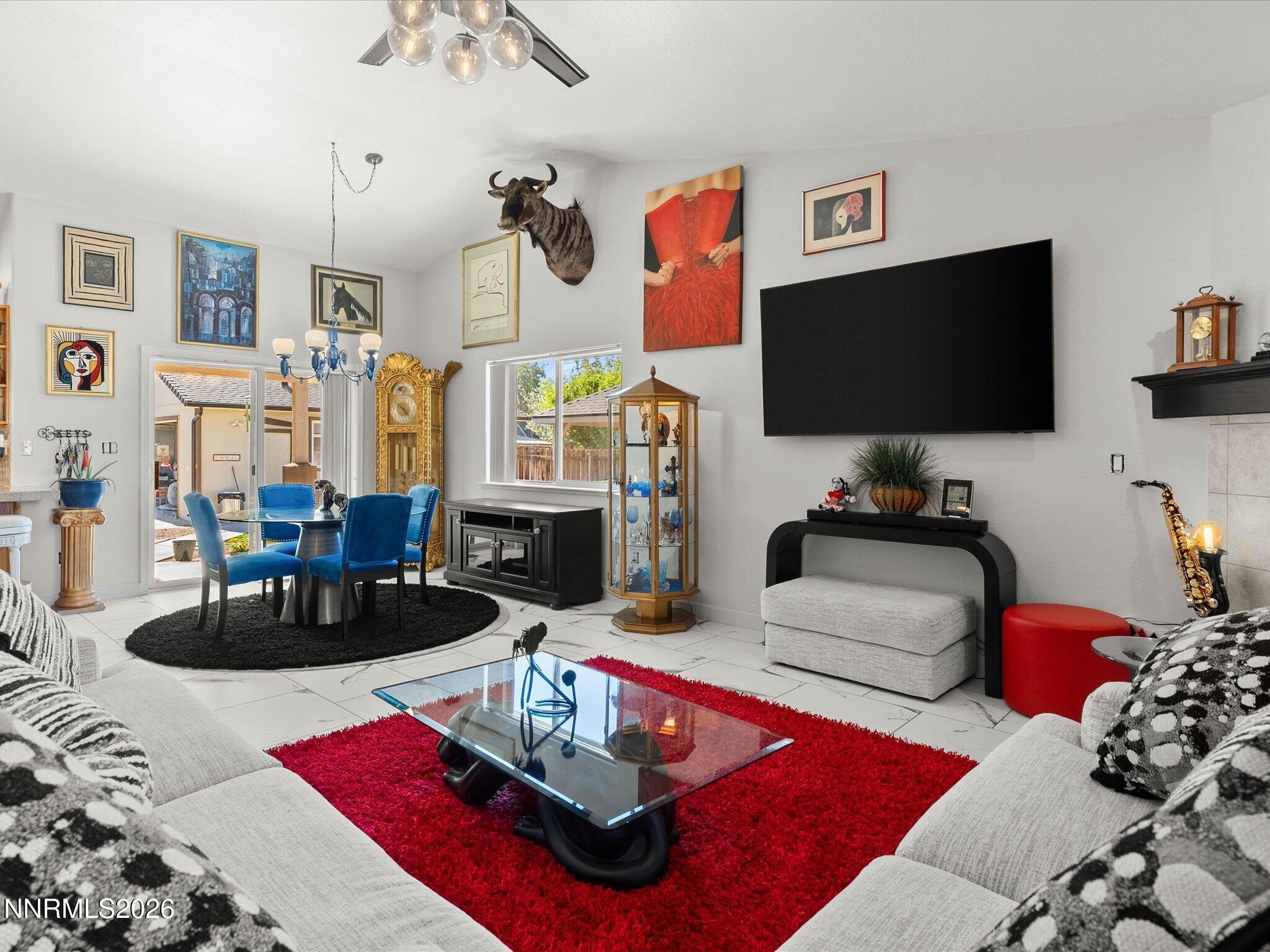 1080 Red Rock Road Fernley, NV 89408 - Photo 11 of 45 a living room with furniture and a flat screen tv