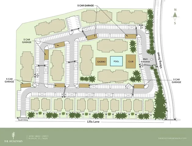 a view of a small space