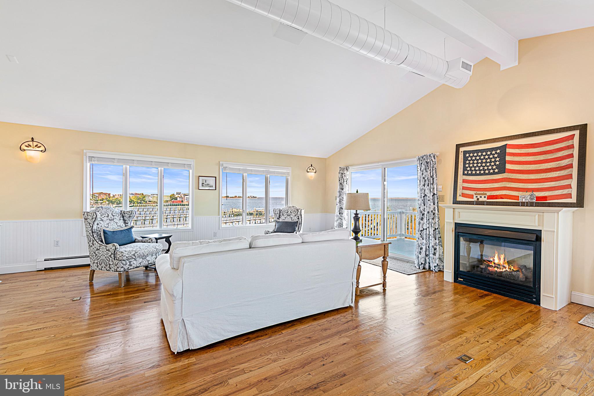 19 Cedar Drive Long Beach Township, NJ 08008 - Photo 17 of 69 Gas fire place and vaulted ceilings.