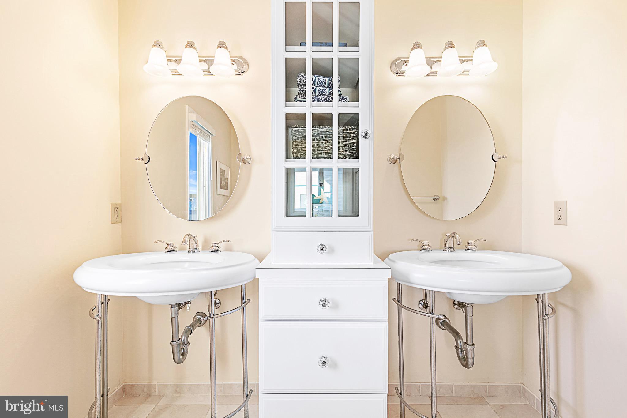 19 Cedar Drive Long Beach Township, NJ 08008 - Photo 35 of 69 Master bath with double sink and custom cabinet.