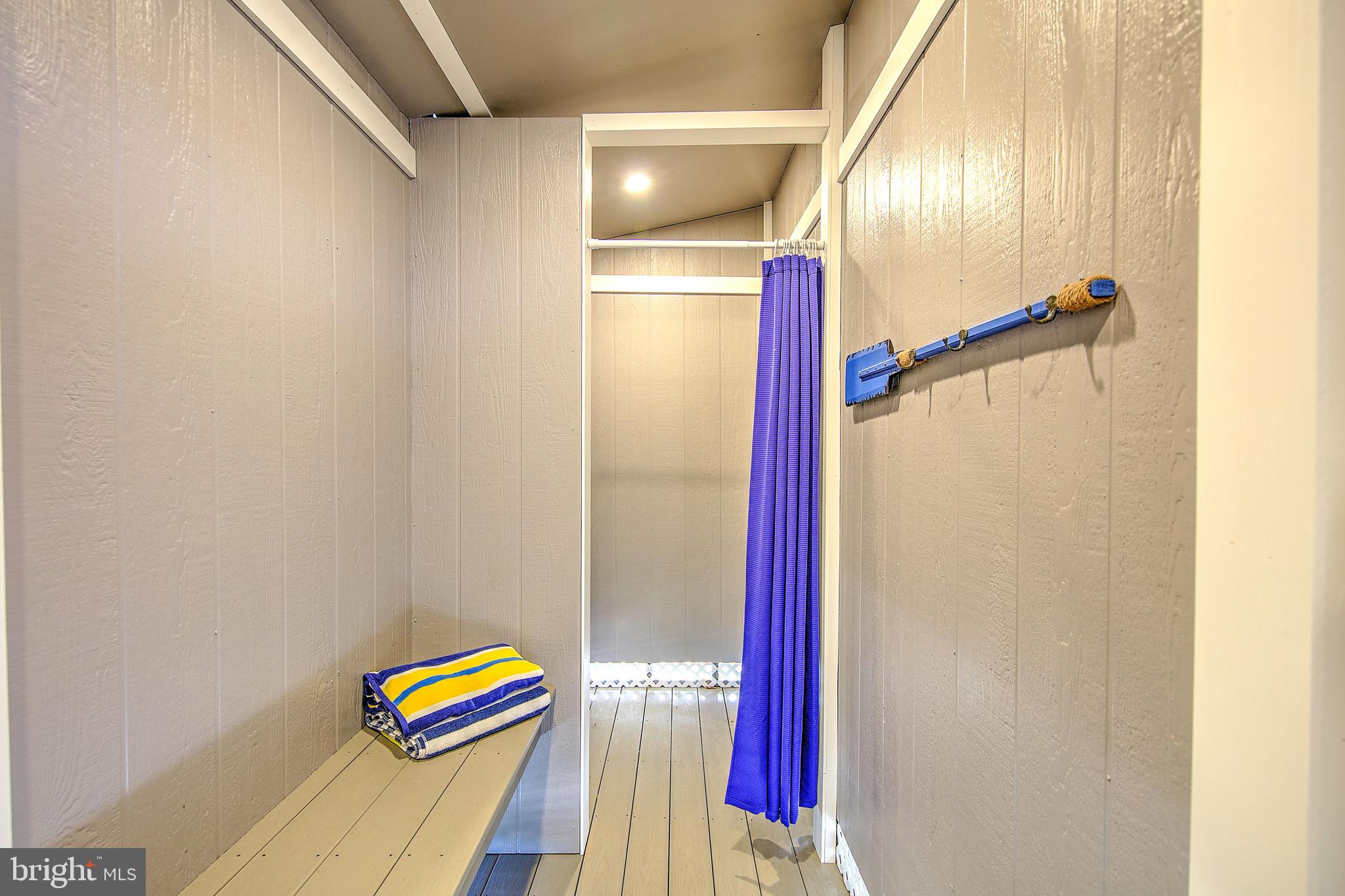 19 Cedar Drive Long Beach Township, NJ 08008 - Photo 53 of 69 Inside the shower cabana.