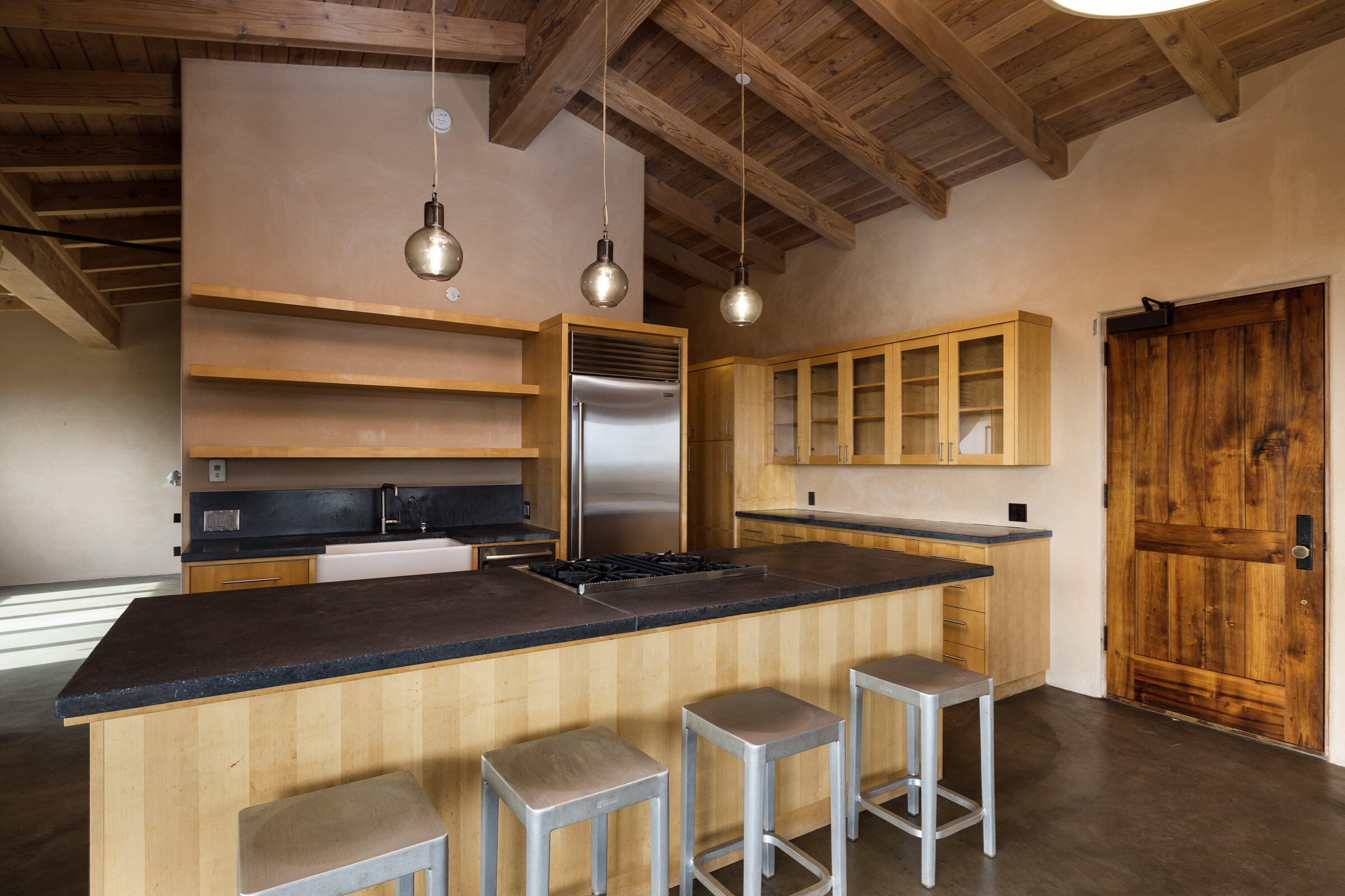 356 East Mountain Drive Montecito, CA 93108 - Photo 11 of 13 a dining table with chairs and wooden floor