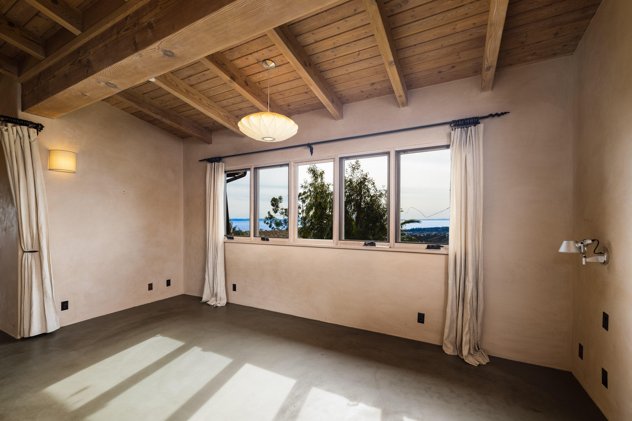 356 East Mountain Drive Montecito, CA 93108 - Photo 12 of 13 a view of an empty room with a window
