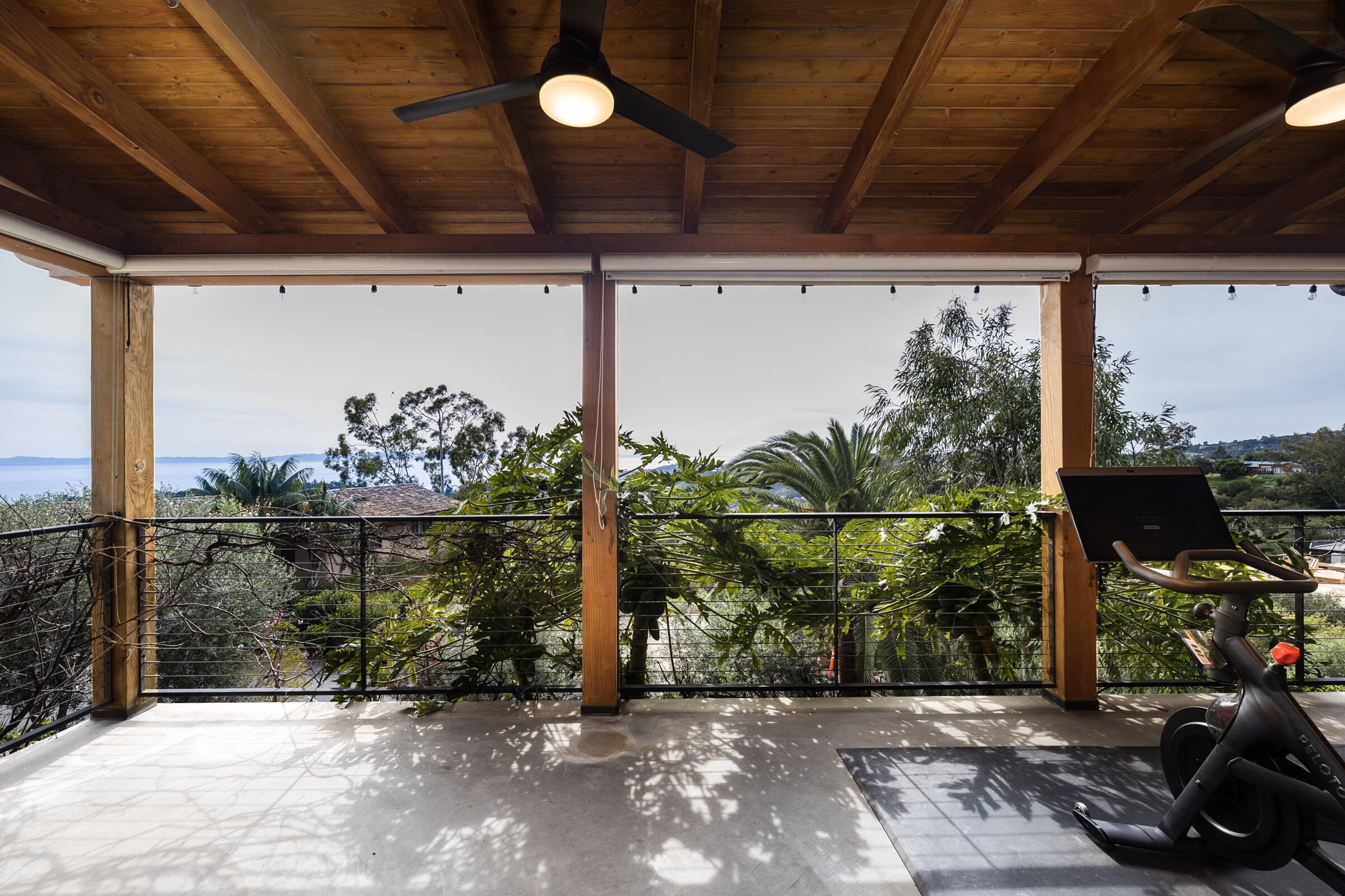 356 East Mountain Drive Montecito, CA 93108 - Photo 8 of 13 a view of a porch