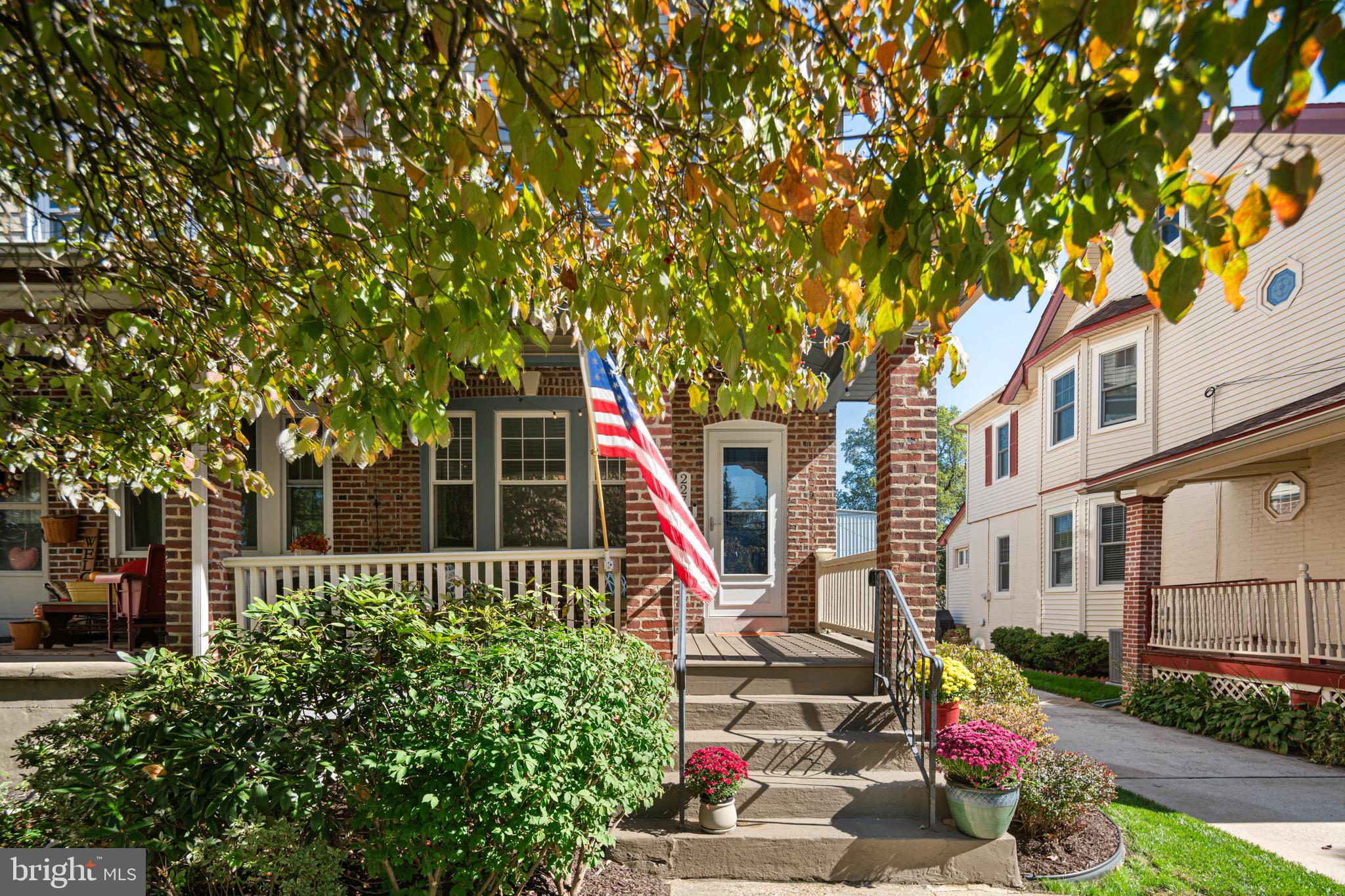 227 7th Avenue Haddon Heights, NJ 08035 - Photo 2 of 26 a front view of a house with a tree