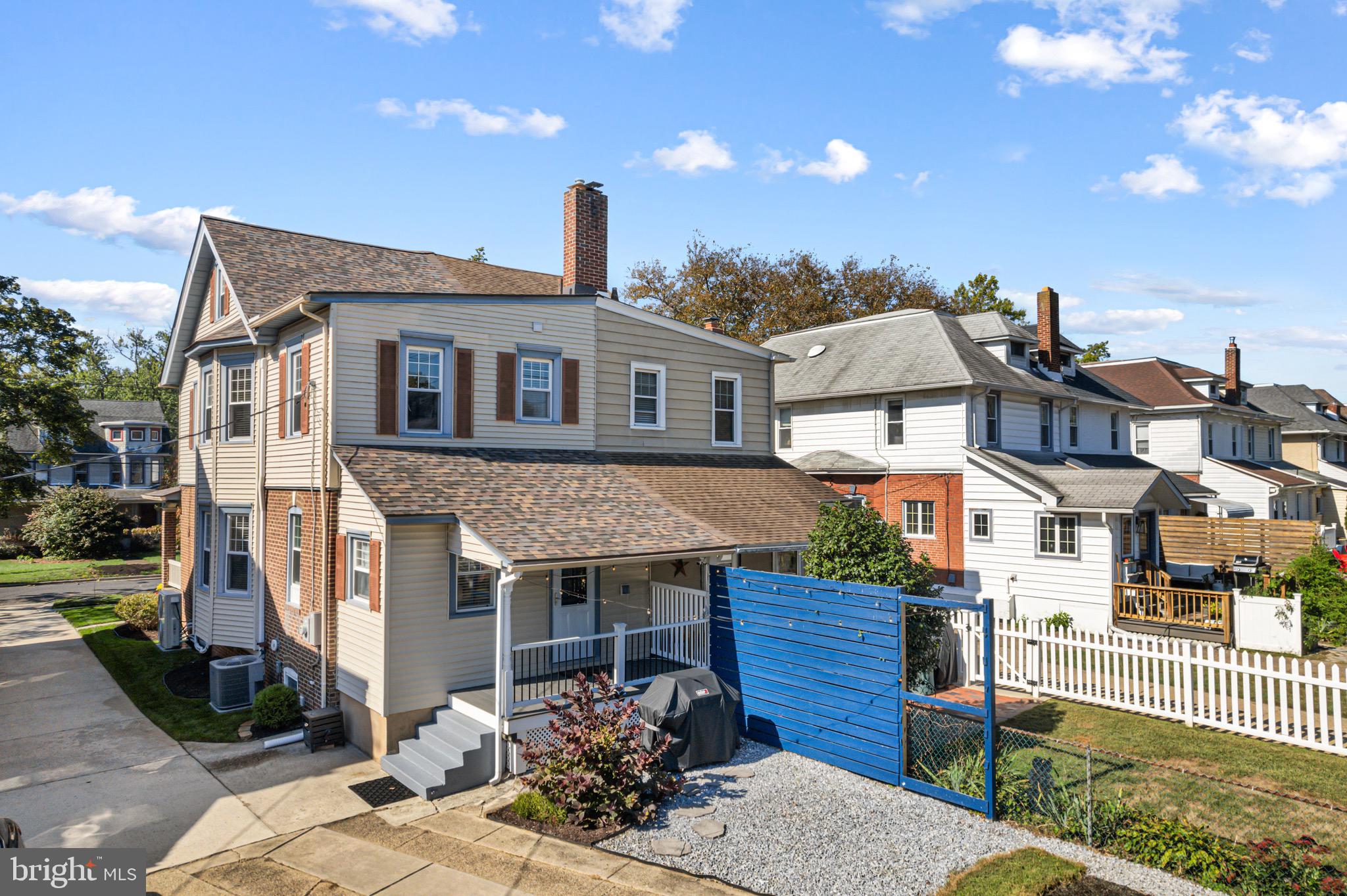 227 7th Avenue Haddon Heights, NJ 08035 - Photo 22 of 26 a front view of a house with a garden