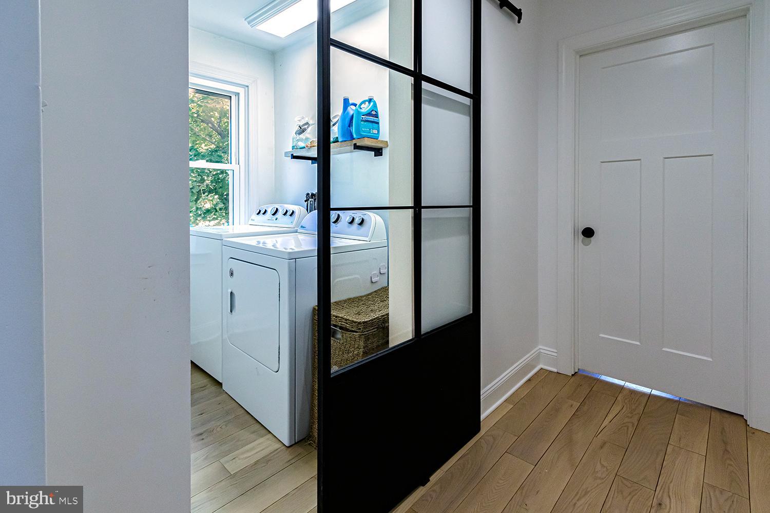 814 Jackson Road Mullica Hill, NJ 08062 - Photo 13 of 25 Laundry room with farmhouse door