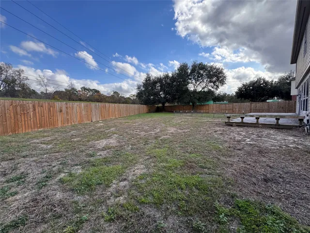 a view of lake with outdoor space