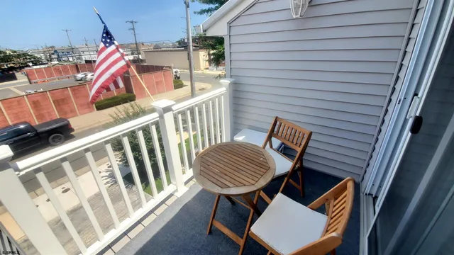 a view of outdoor space and deck