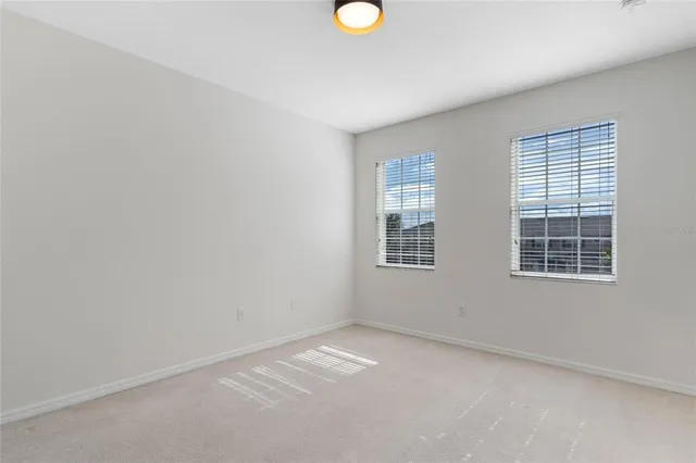 a view of a window in a room