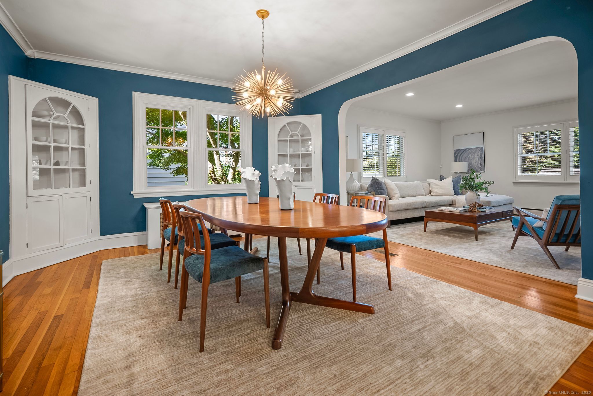 88 Overhill Road Fairfield, CT 06824 - Photo 8 of 37 a view of a dining room with furniture window and wooden floor