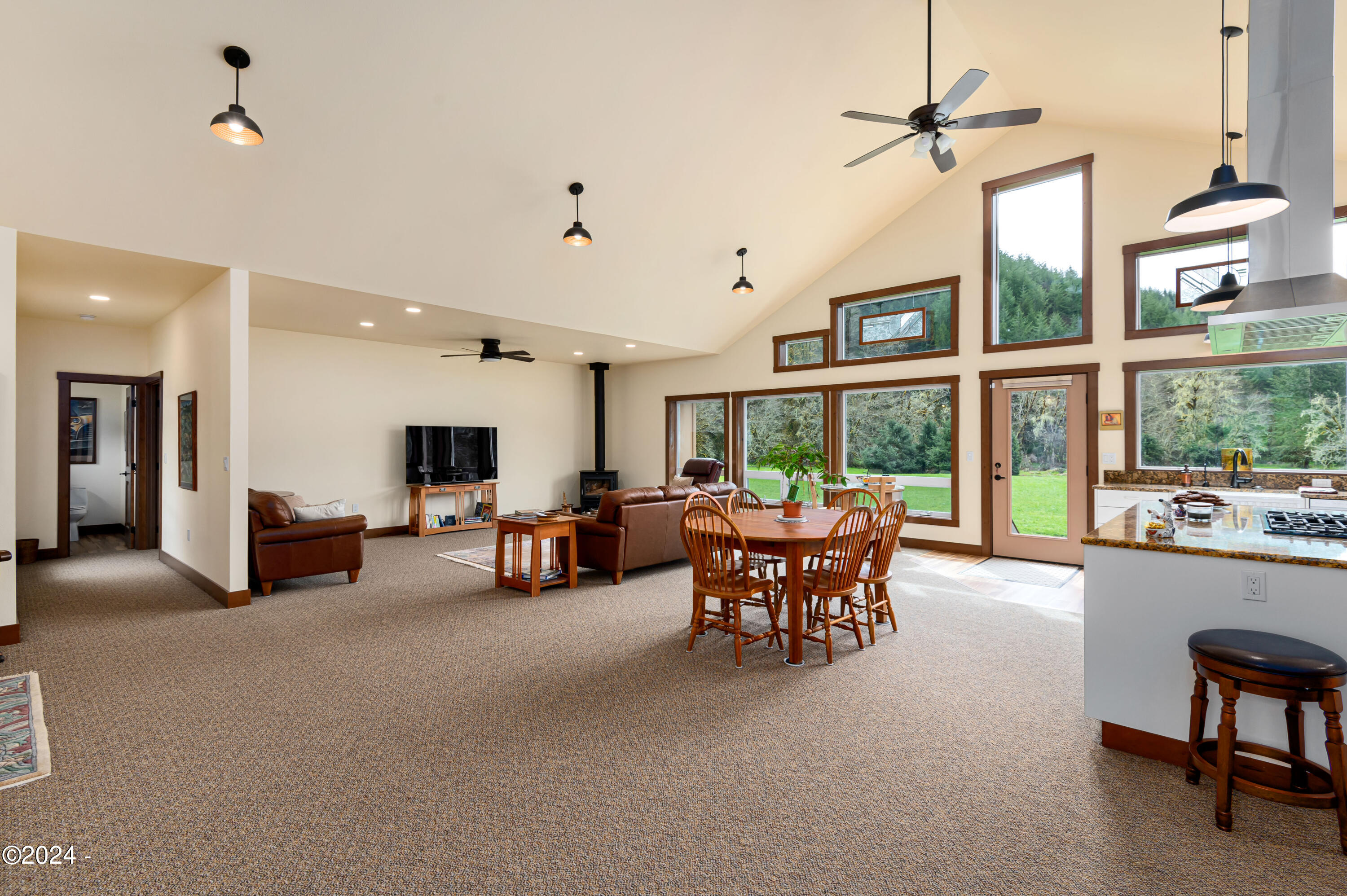 540 Big Rock Creek Road Blodgett, OR 97326 - Photo 53 of 54 Beautiful open floor plan