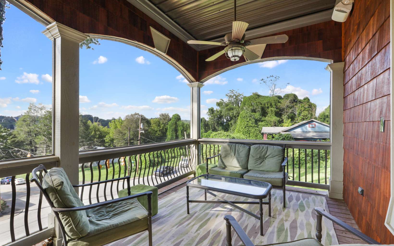 71 Messer Loop Blue Ridge, GA 30513 - Photo 5 of 59 a balcony with wooden floor