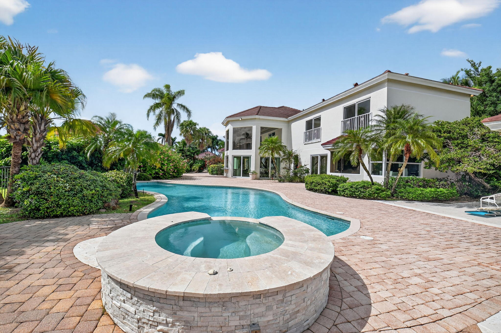 16670 Senterra Drive Delray Beach, FL 33484 - Photo 63 of 80 LARGE FREEFORM POOL AND SPA