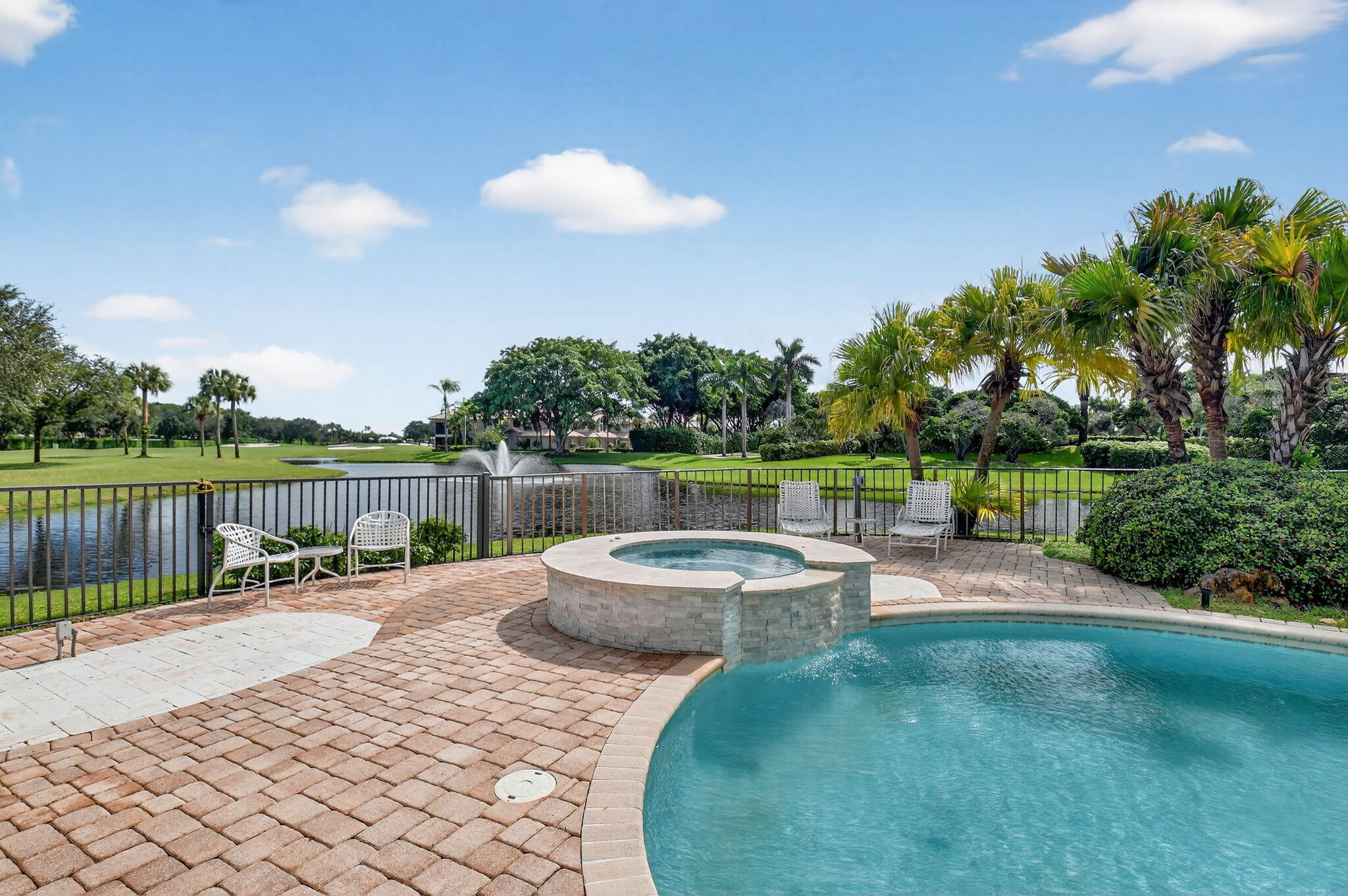 16670 Senterra Drive Delray Beach, FL 33484 - Photo 64 of 80 LARGE FREEFORM POOL AND SPA