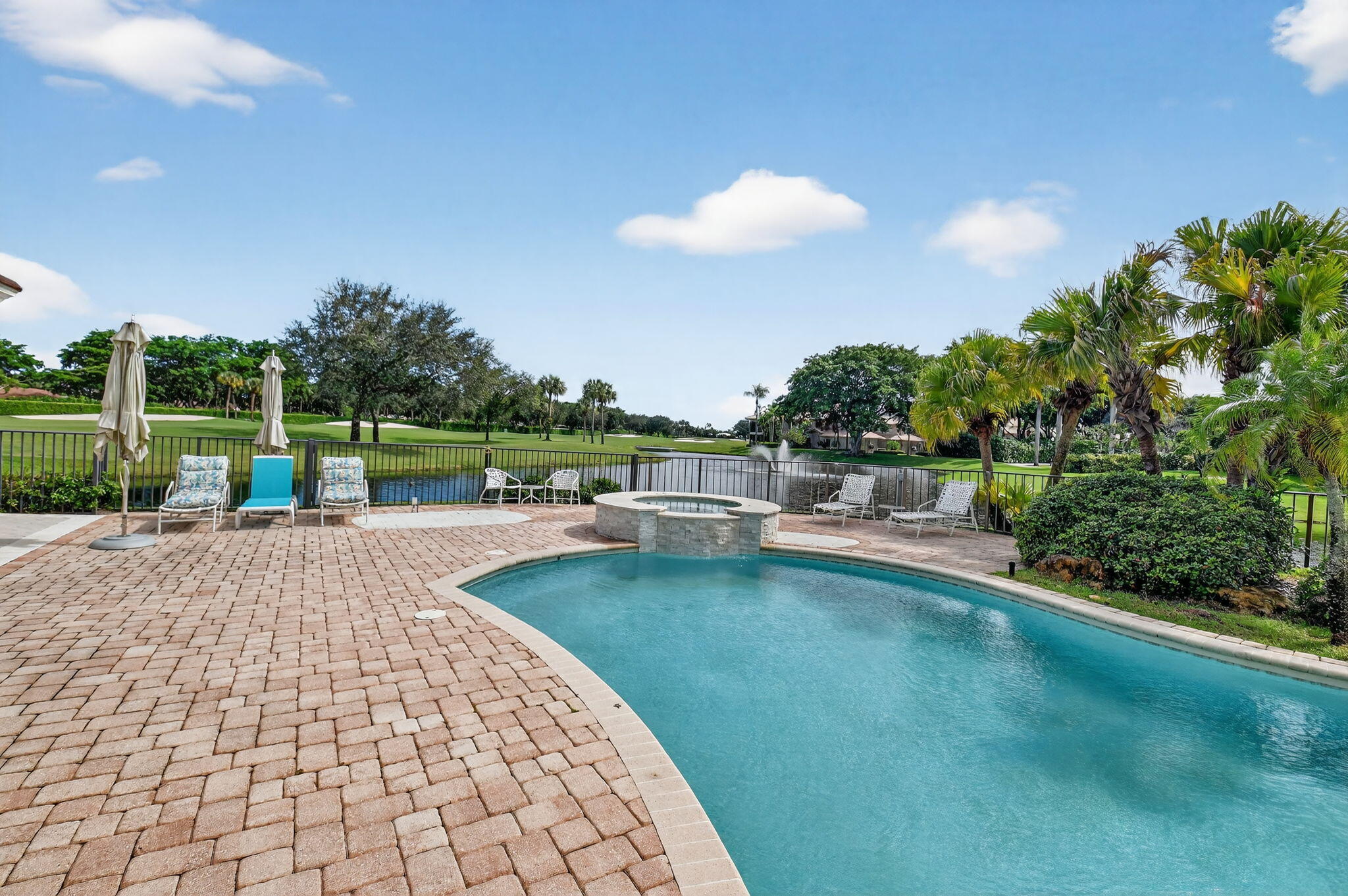 16670 Senterra Drive Delray Beach, FL 33484 - Photo 66 of 80 LARGE FREEFORM POOL AND SPA