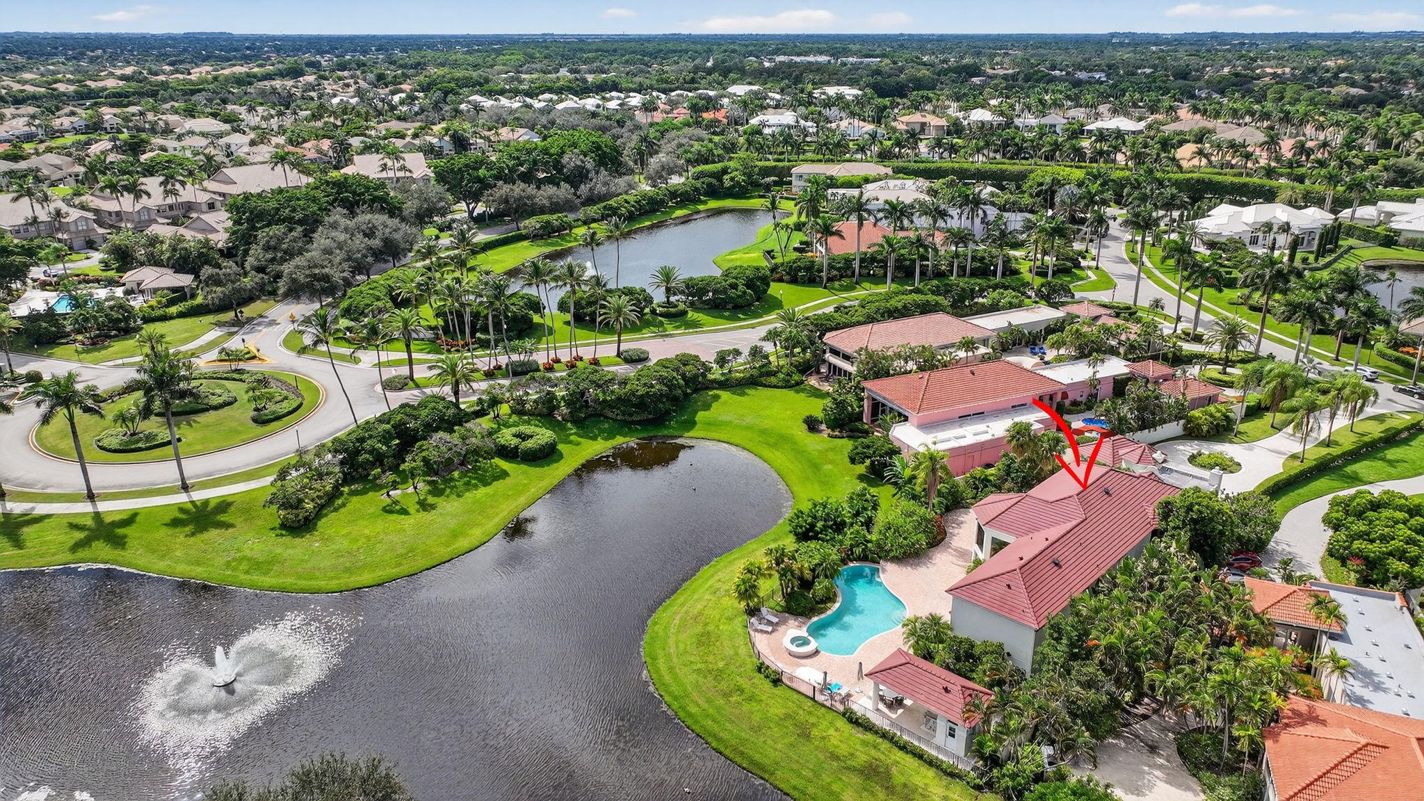 16670 Senterra Drive Delray Beach, FL 33484 - Photo 78 of 80 SURROUND YOURSELF W/GOLF & LAKE VIEWS