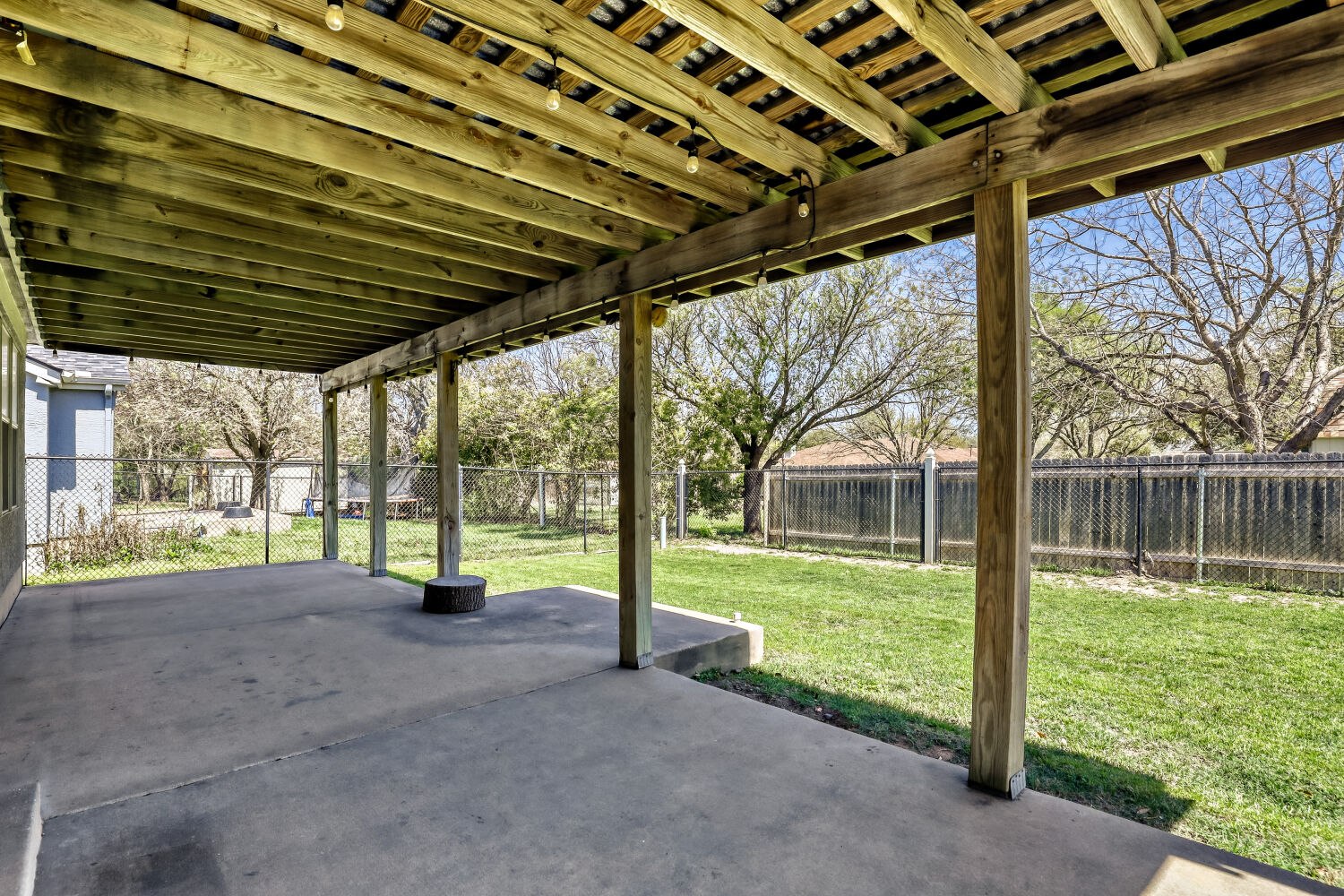 2529 Tandi Trail Round Rock, TX 78664 - Photo 29 of 32 a view of a house with backyard and porch