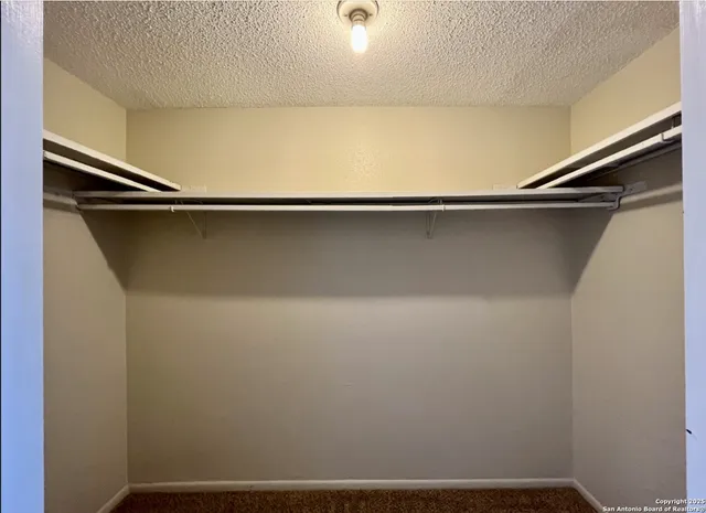 a close view of closet