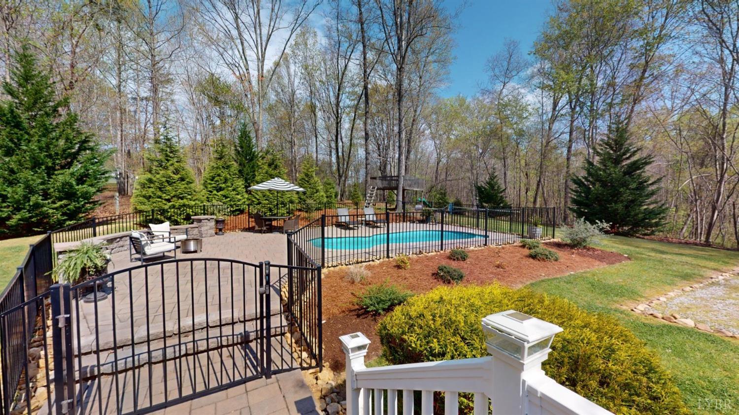 120 Ripley Drive Danville, VA 24540 - Photo 18 of 71 a view of a park with iron fence