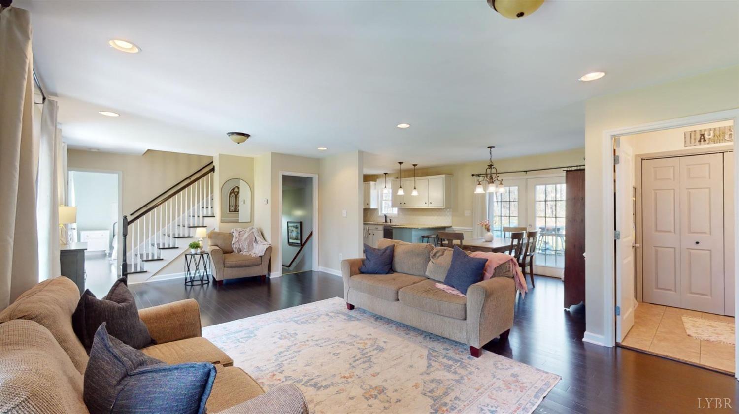 120 Ripley Drive Danville, VA 24540 - Photo 22 of 71 a living room with furniture and wooden floor