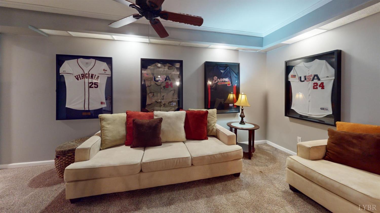 120 Ripley Drive Danville, VA 24540 - Photo 65 of 71 a living room with furniture and a ceiling fan