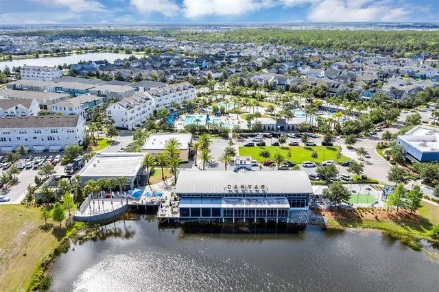 a view of a city with tall buildings
