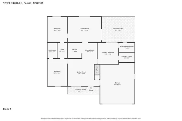 $2,095 | 12323 North 86th Lane, Peoria, AZ 85381