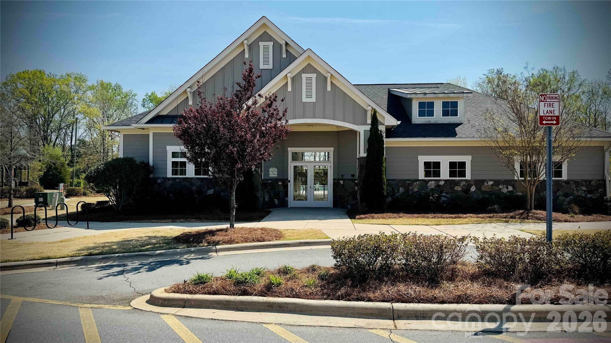 9582 Creighton Road Northwest Concord, NC 28027 - Photo 38 of 43 a front view of a house with garden