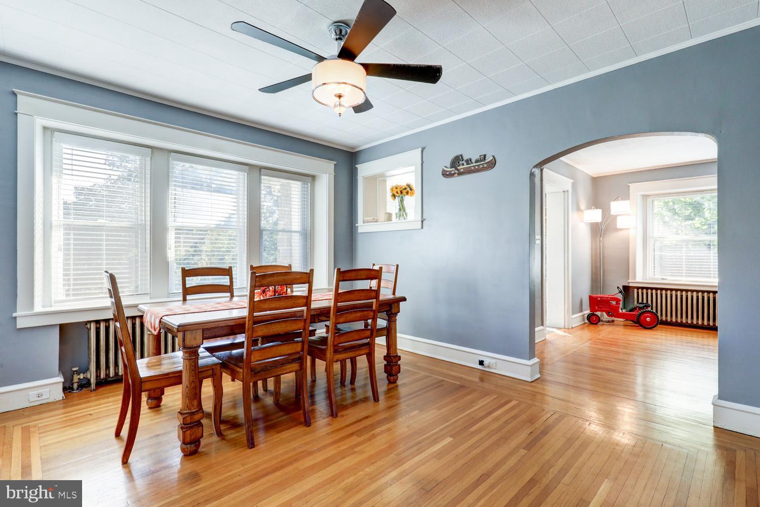 483 Angora Road Reading, PA 19606 - Photo 24 of 73 a view of a dining room with furniture window and wooden floor