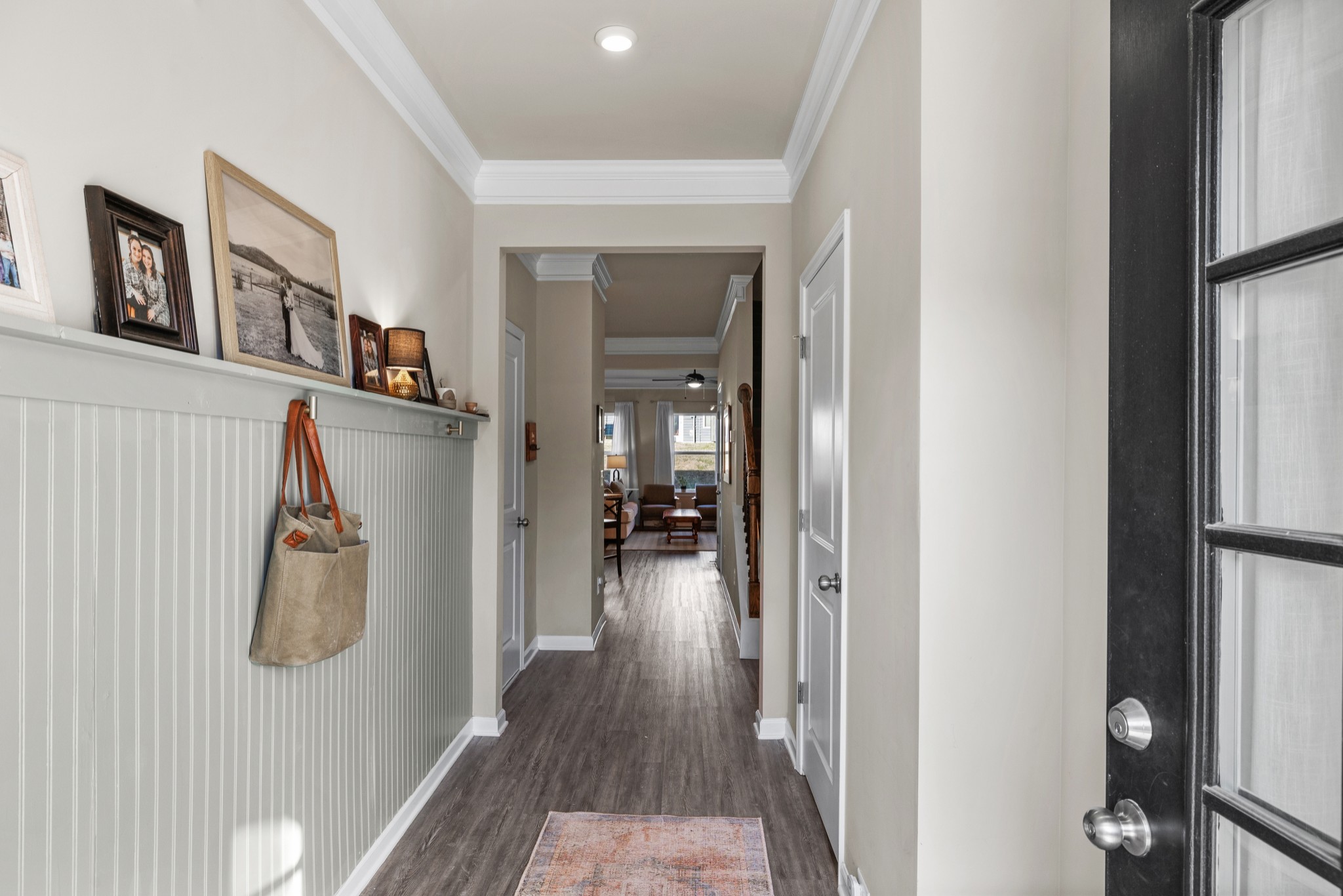 2806 Dixie Road Columbia, TN 38401 - Photo 4 of 28 a view of a hallway with wooden floor and dining room view