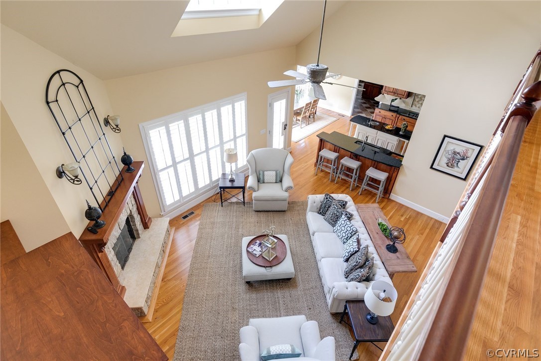 200 Kinloch Road Manakin-Sabot, VA 23103 - Photo 11 of 32 a living room with furniture and a floor to ceiling window