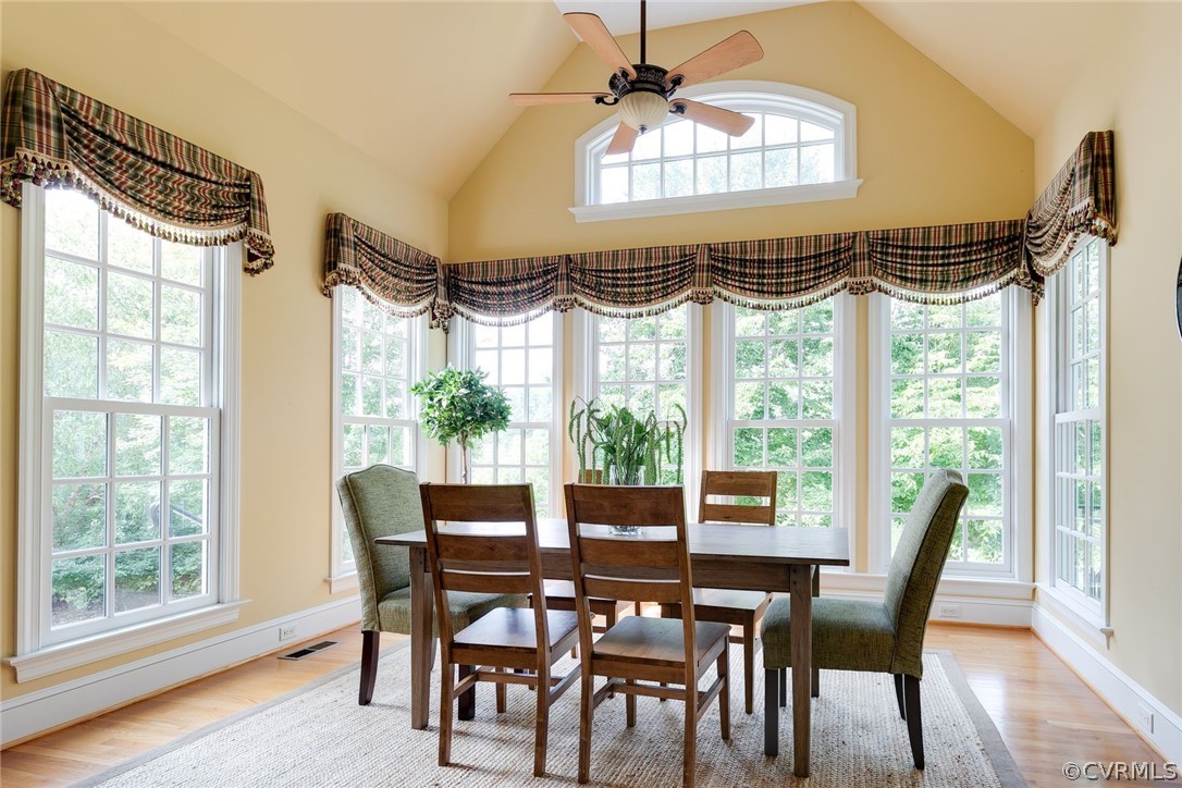 200 Kinloch Road Manakin-Sabot, VA 23103 - Photo 12 of 32 a view of a dining room with furniture window and wooden floor