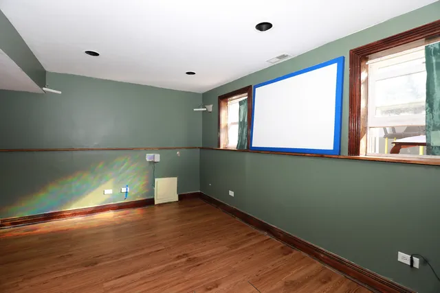 a room with a window