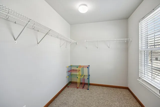 a small space with a window