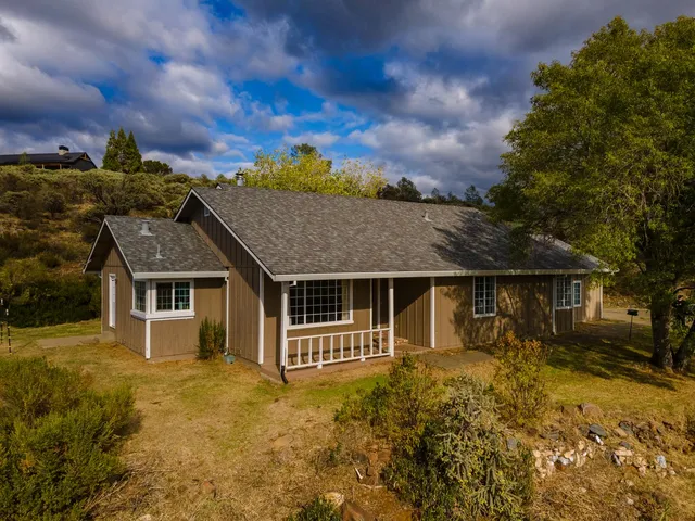 a view of city and mountain