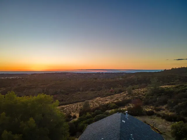 a view of city and ocean