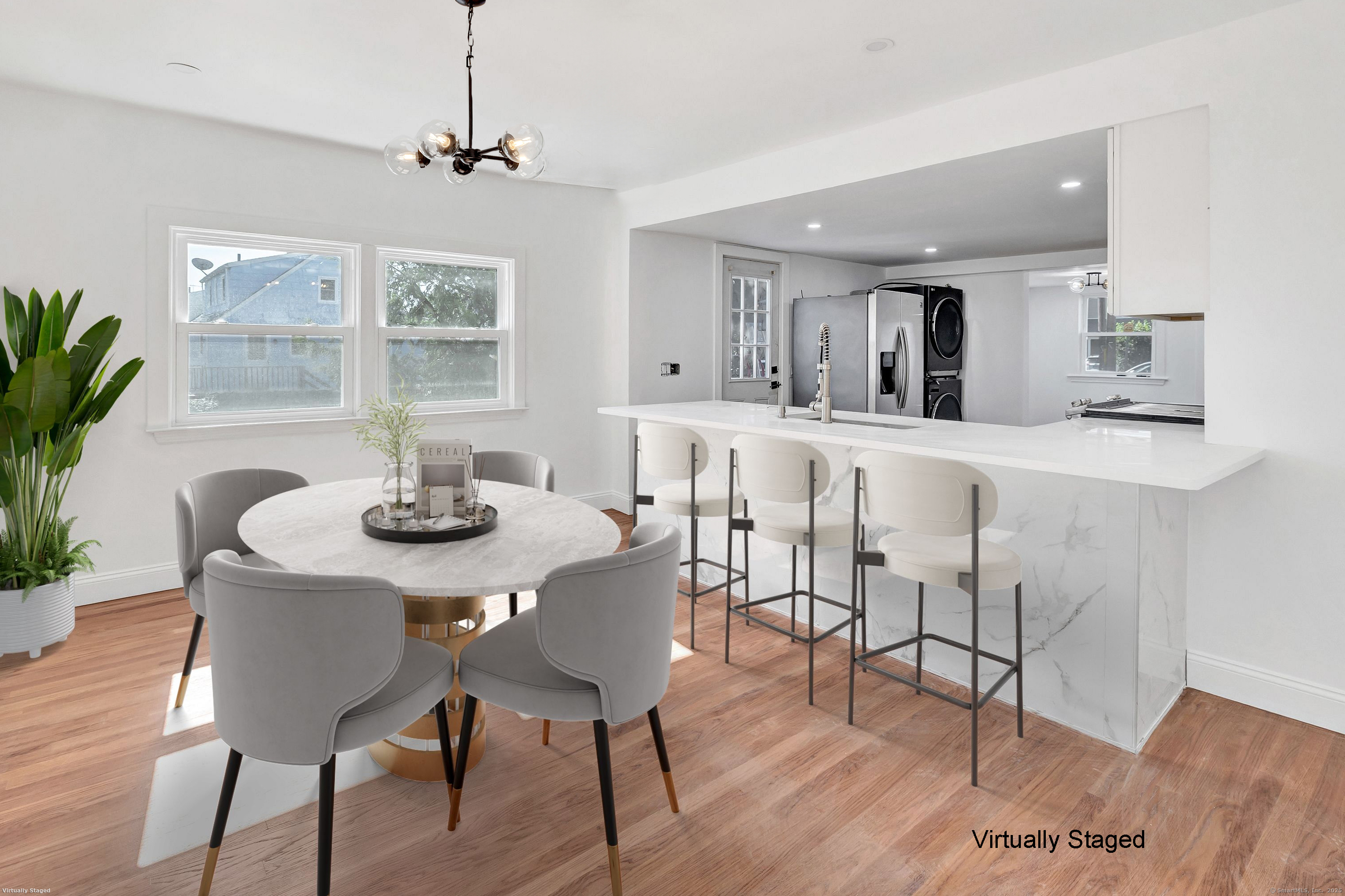 14 Fairview Avenue, Unit B Norwalk, CT 06850 - Photo 16 of 31 a view of a dining room with furniture and wooden floor