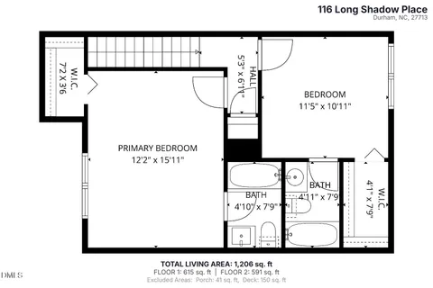 $285,000 | 116 Long Shadow Place, Durham, NC 27713