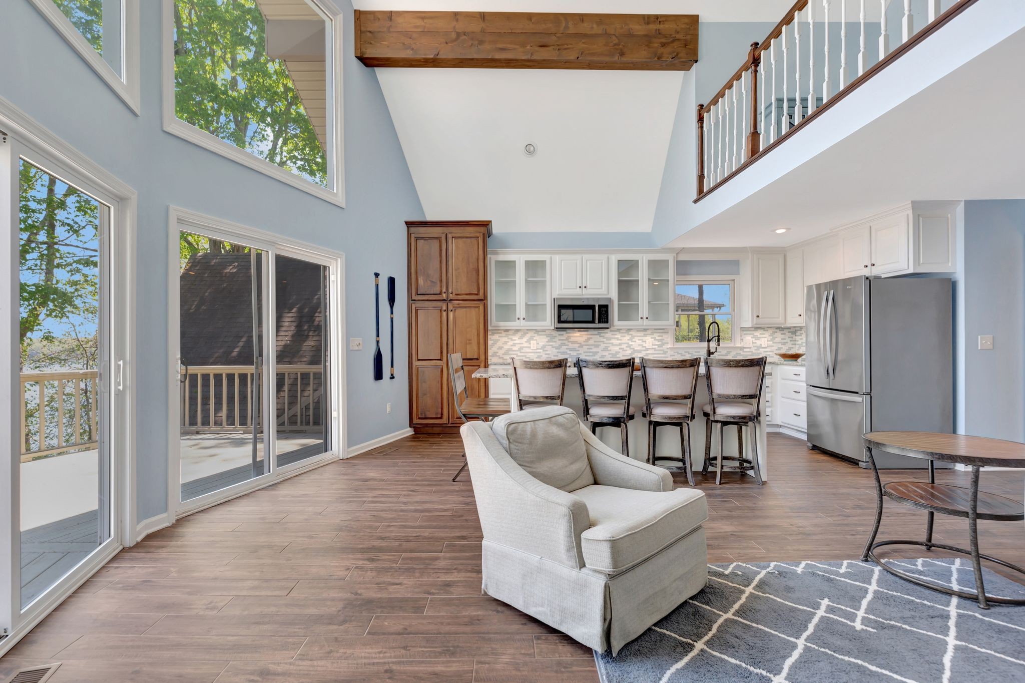 668 Bluff Drive Winchester, TN 37398 - Photo 22 of 55 a living room with stainless steel appliances kitchen island granite countertop furniture and a livingroom view
