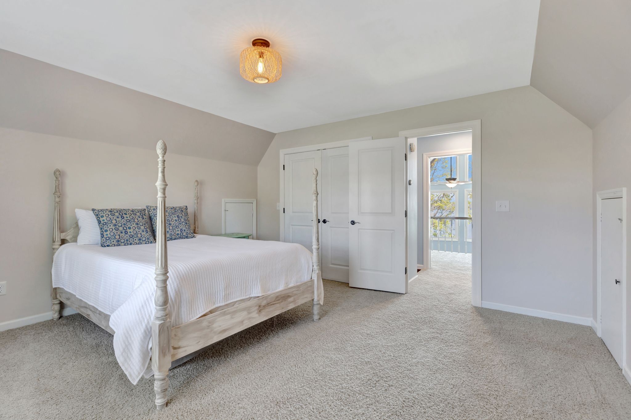 668 Bluff Drive Winchester, TN 37398 - Photo 40 of 55 a bedroom with a bed and a chandelier