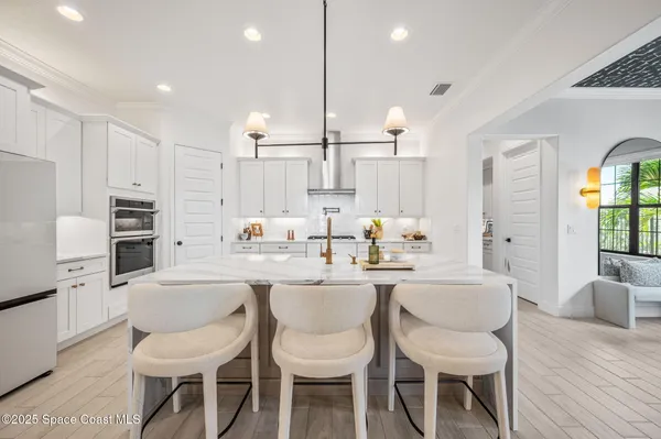 a bedroom with a bed and a cabinets