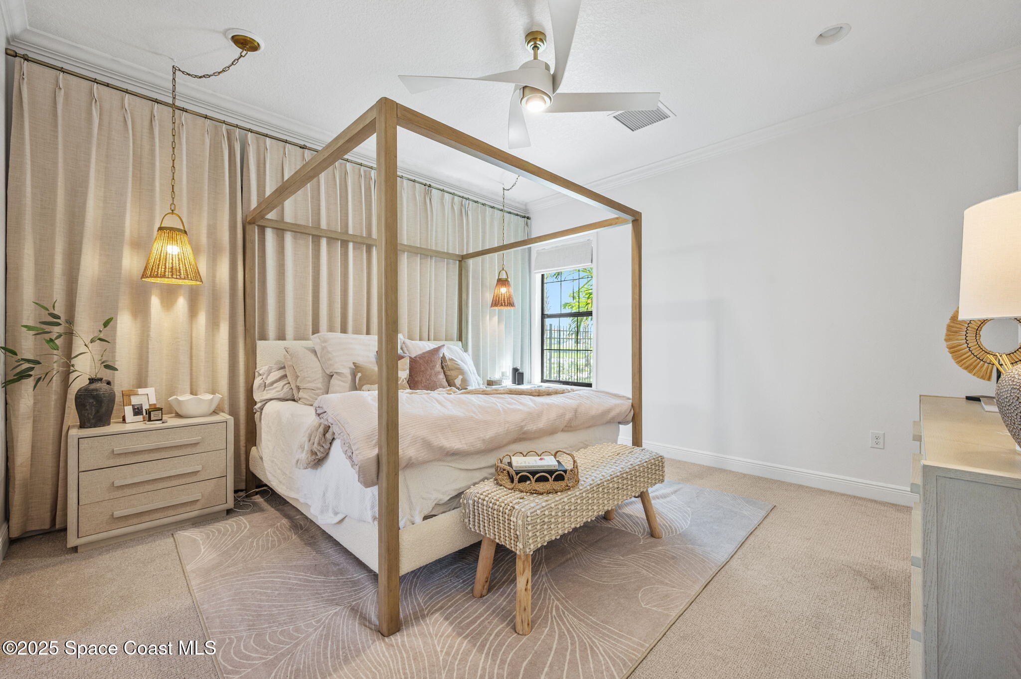 2444 Addison Drive Melbourne, FL 32940 - Photo 27 of 93 a bed room with a bed and a chair