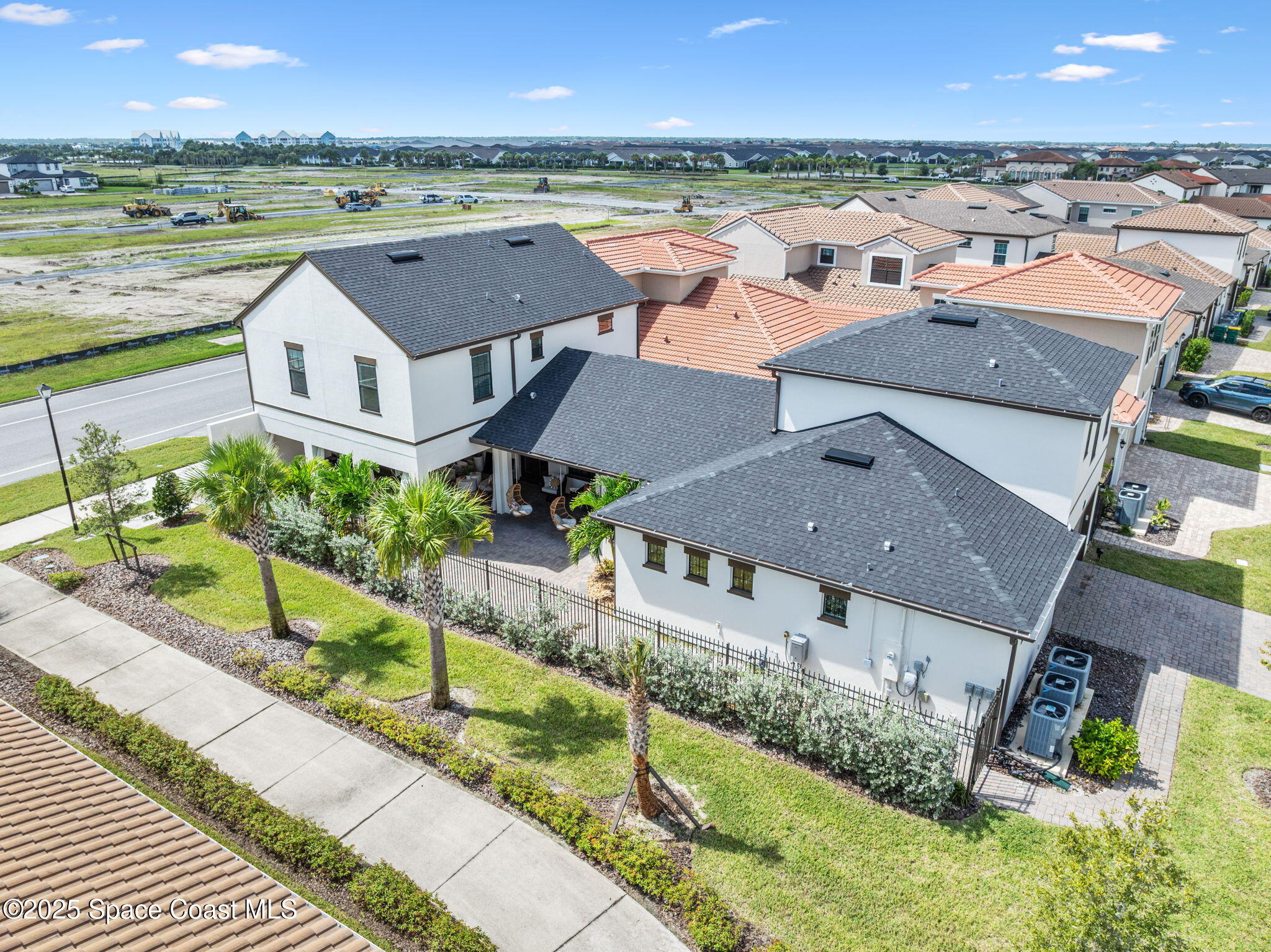 2444 Addison Drive Melbourne, FL 32940 - Photo 58 of 93 an aerial view of a house with a ocean view
