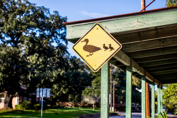 a sign on the side of a building